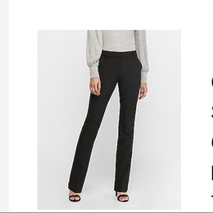 Express Mid Rise Barely Boot Columnist Pant